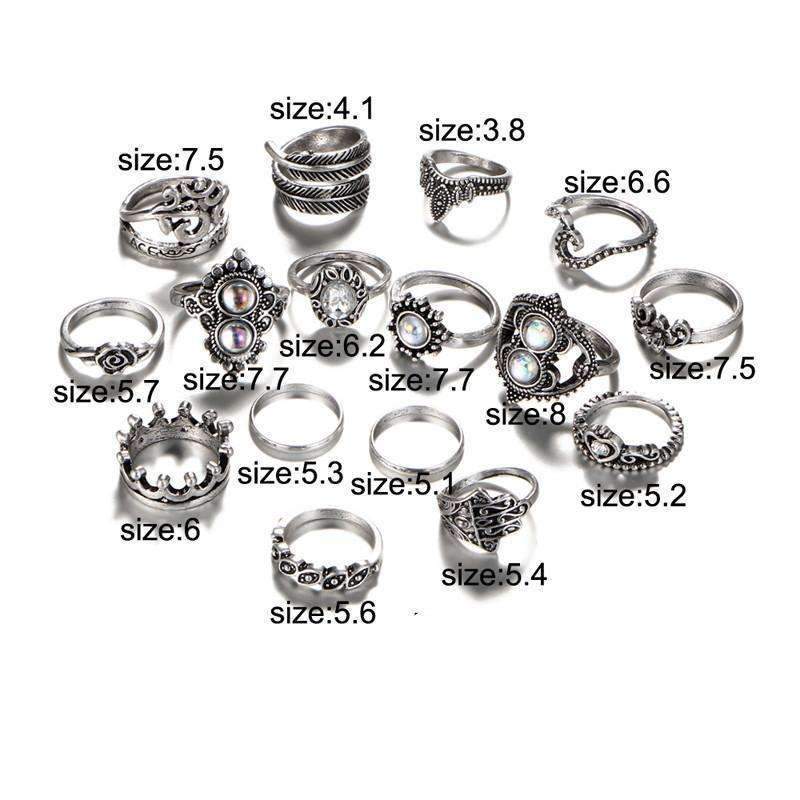 Blessed Heart Ring Set ChakrasActivated 