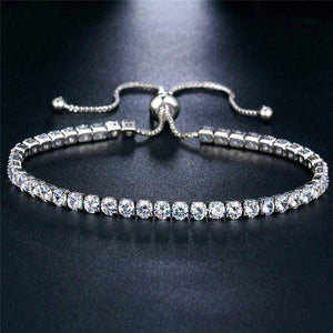 Shine Crystal Bracelet ChakrasActivated Silver 